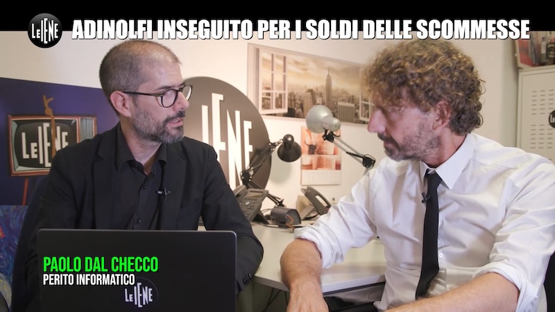 Dal Checco - Perito Informatico per Le Iene nel servizio su analisi originalita posta elettronica