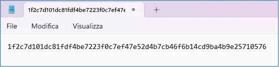 Backup crittografato end-to-end - chiave di crittografia - WhatsApp Android Esempio